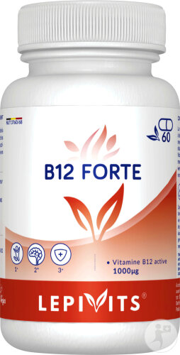 Lepivits B12 Forte Complément Alimentaire Végan 60 Gélules