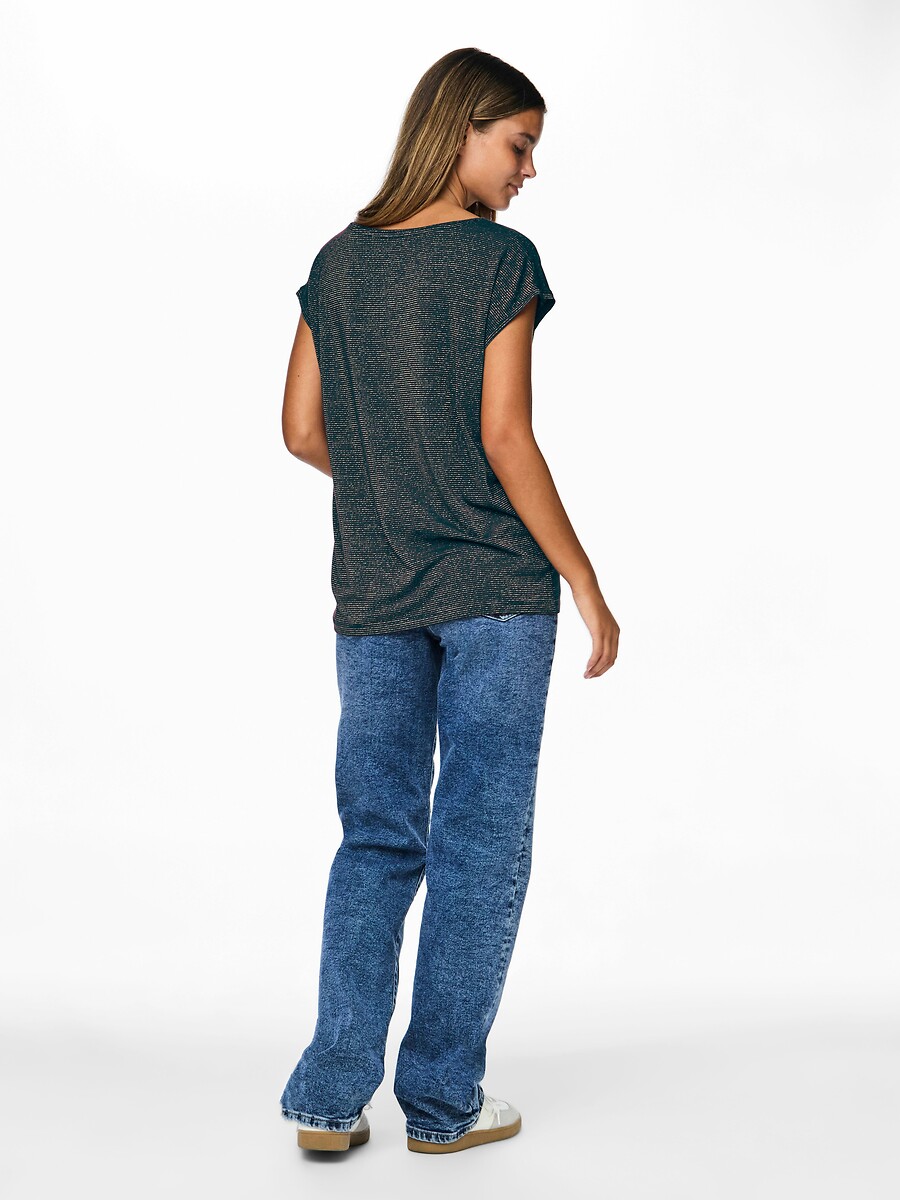 PEÇAS<br>Camiseta com efeito brilhante