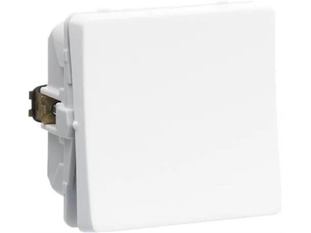 LAURITZ KNUDSEN Fuga® afbryder 1 polet 16A 250V hvid.