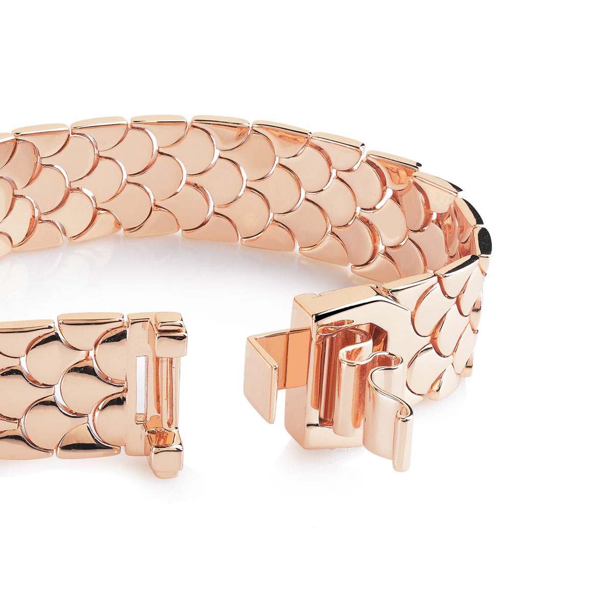 Bracelet doré rose