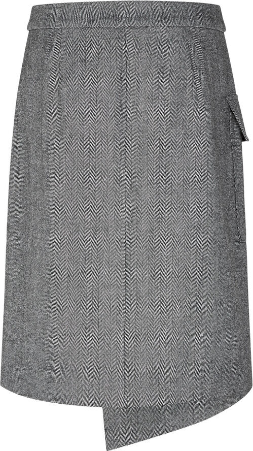 Second Female Waleria Wool Skirt Black