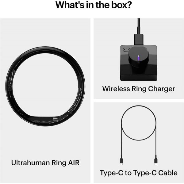Ultrahuman Smart Ring Air Tamanho 12 Matte Grey