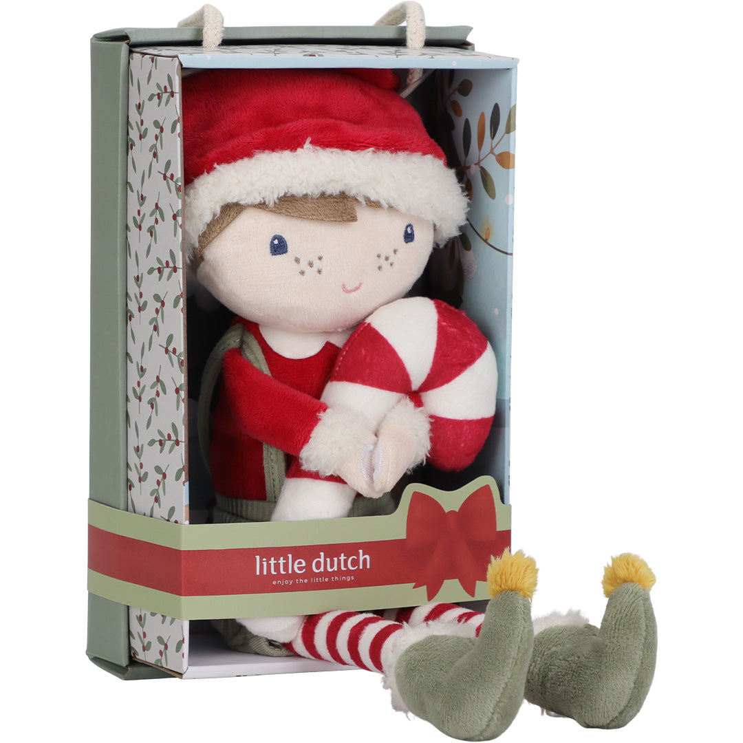 little dutch lappenpop jim - kerst - 35 cm