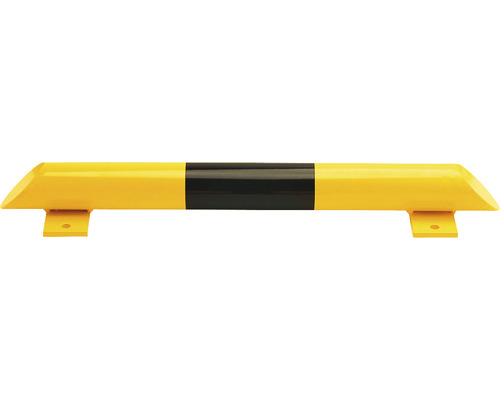 Stalen vangrail, geel/zwart, 800 mm