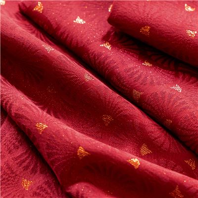 Nappe jacquard touches dorées