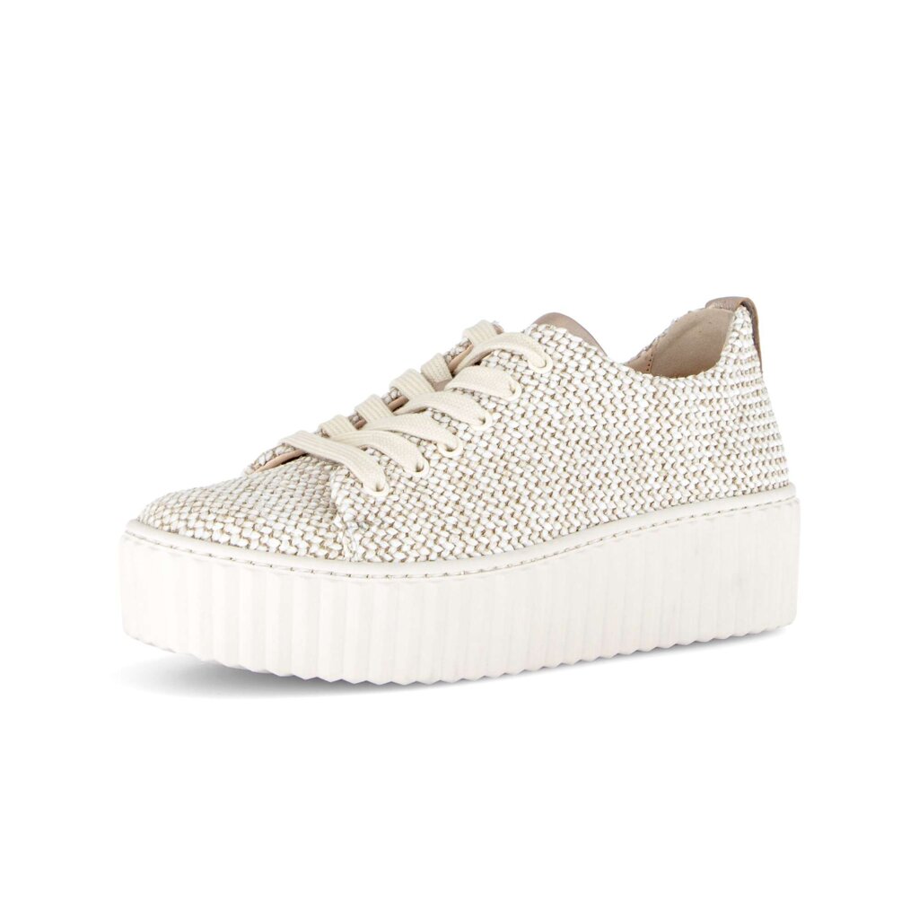 Lage sneaker beige