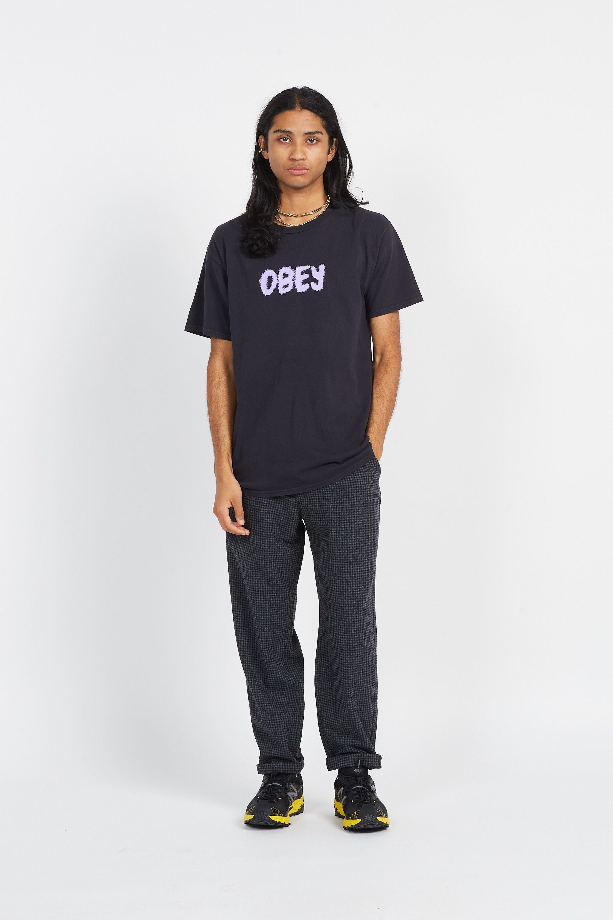 OBEY T-shirt  TEES 163813671E OBEY CITY SPRA, NOIR, Noir