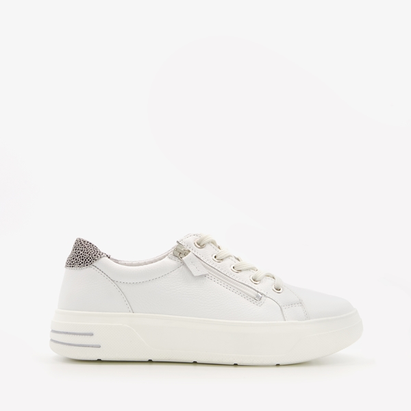 Hush Puppies leren dames sneakers wit