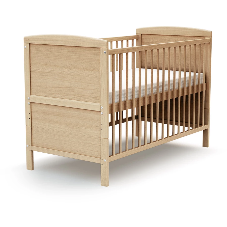 AT4 Babybett ESSENTIAL Buche lackiert 60 x 120 cm
