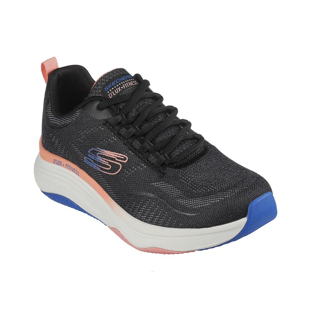 Skechers D'LUX FITNESS - Chaussures fitness Femme black/multi
