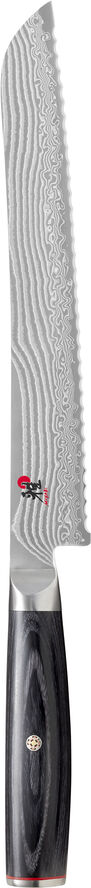 MIYABI 5000 FC-D Brødkniv 24 cm Grå/sort/rød