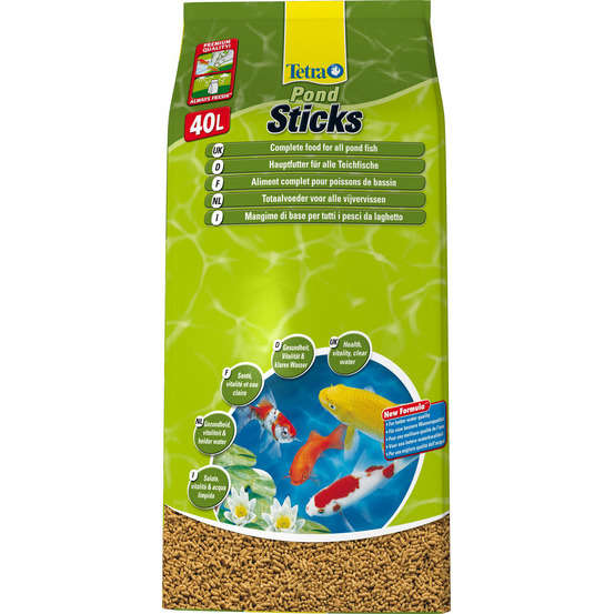 Alimentation pour poissons de bassin Tetrapond : sticks 40L