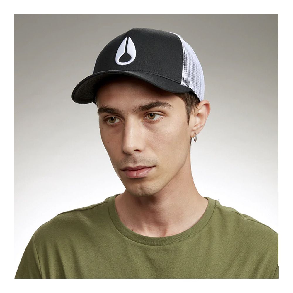 Nixon CAMIONNEUR ICONED - Casquette Homme black/white/white