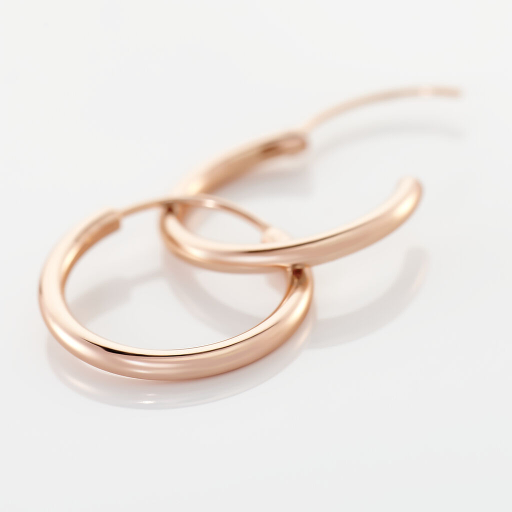 Créoles Argent Rose Olympia