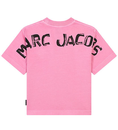 Little Marc Jacobs T-shirt - Fuschia m. Print