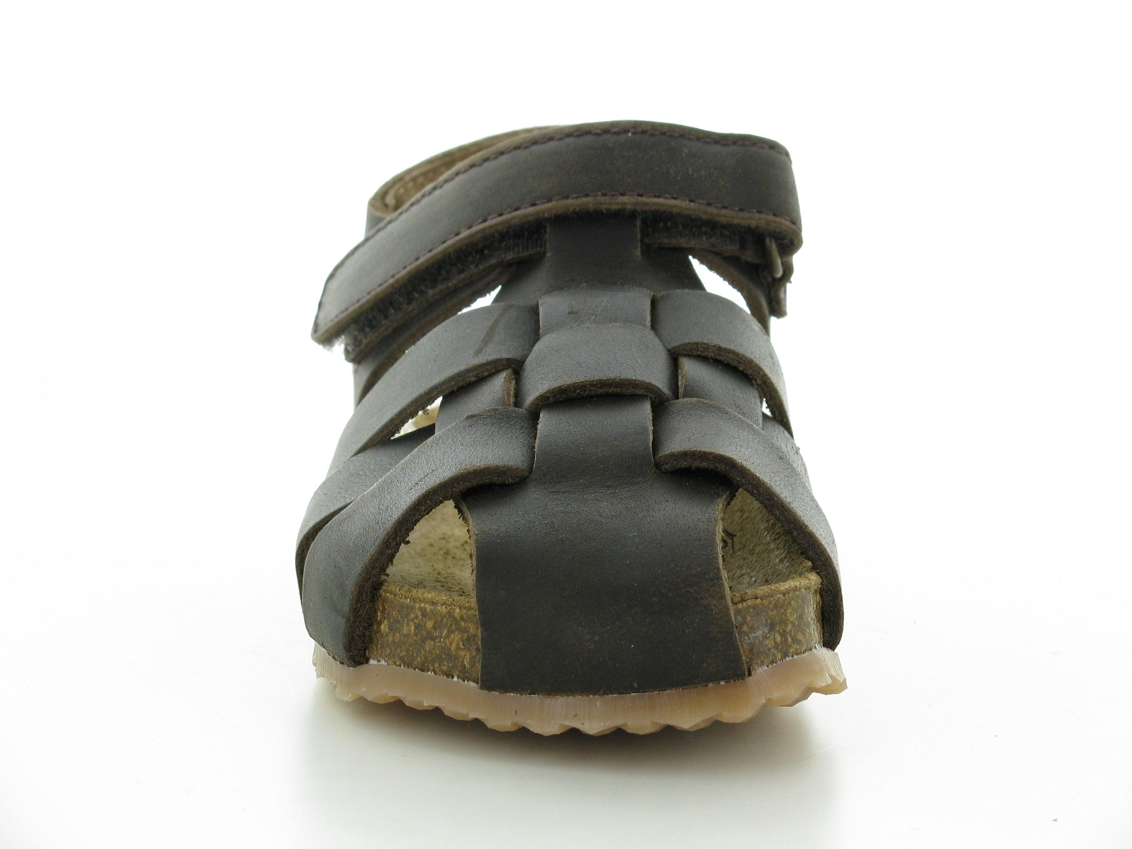 Chili-12056 Cuir gras Marron Fonce