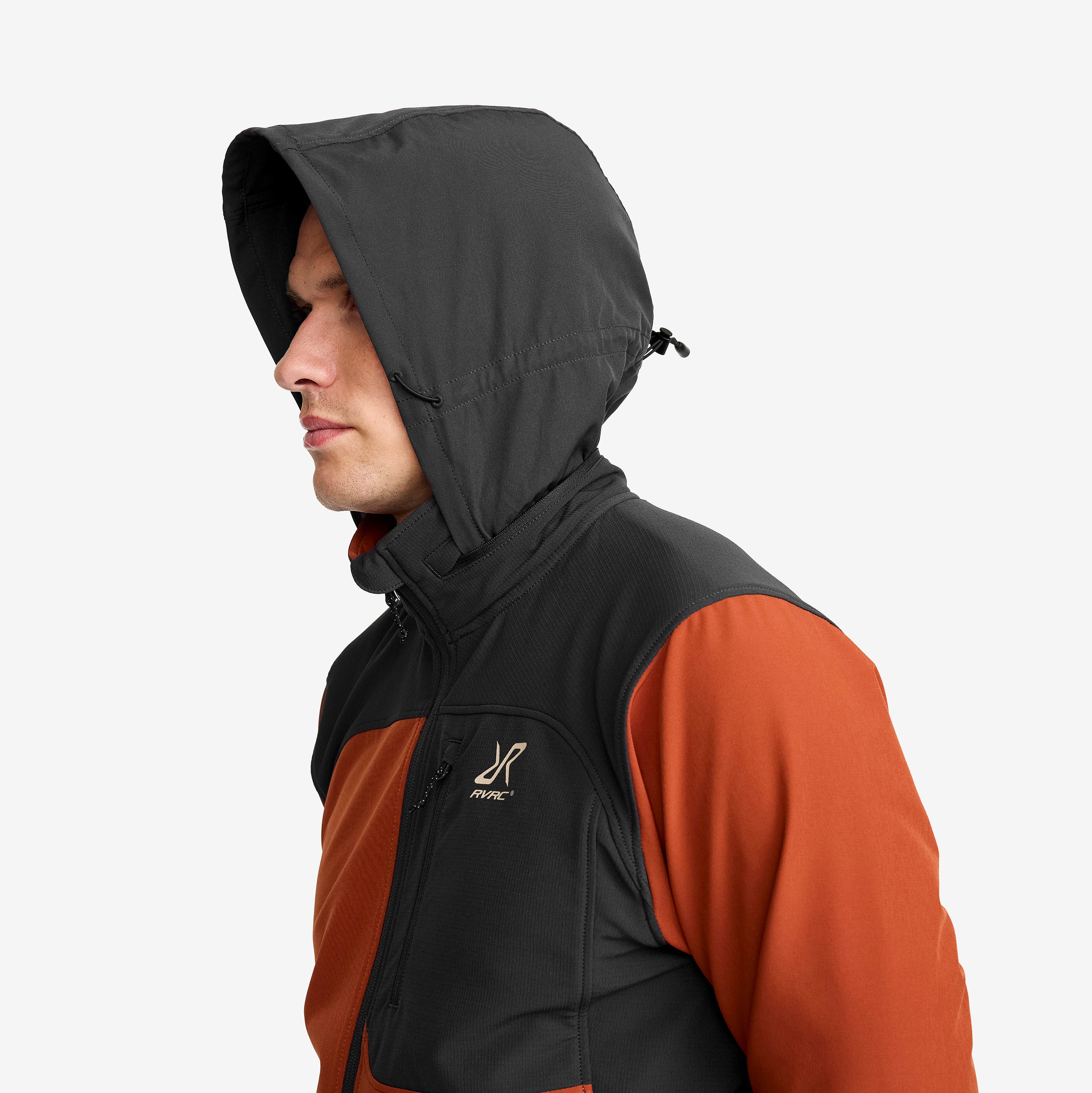 Ridge Trek Stretch Jacket Herre Rusty Orange/Anthracite