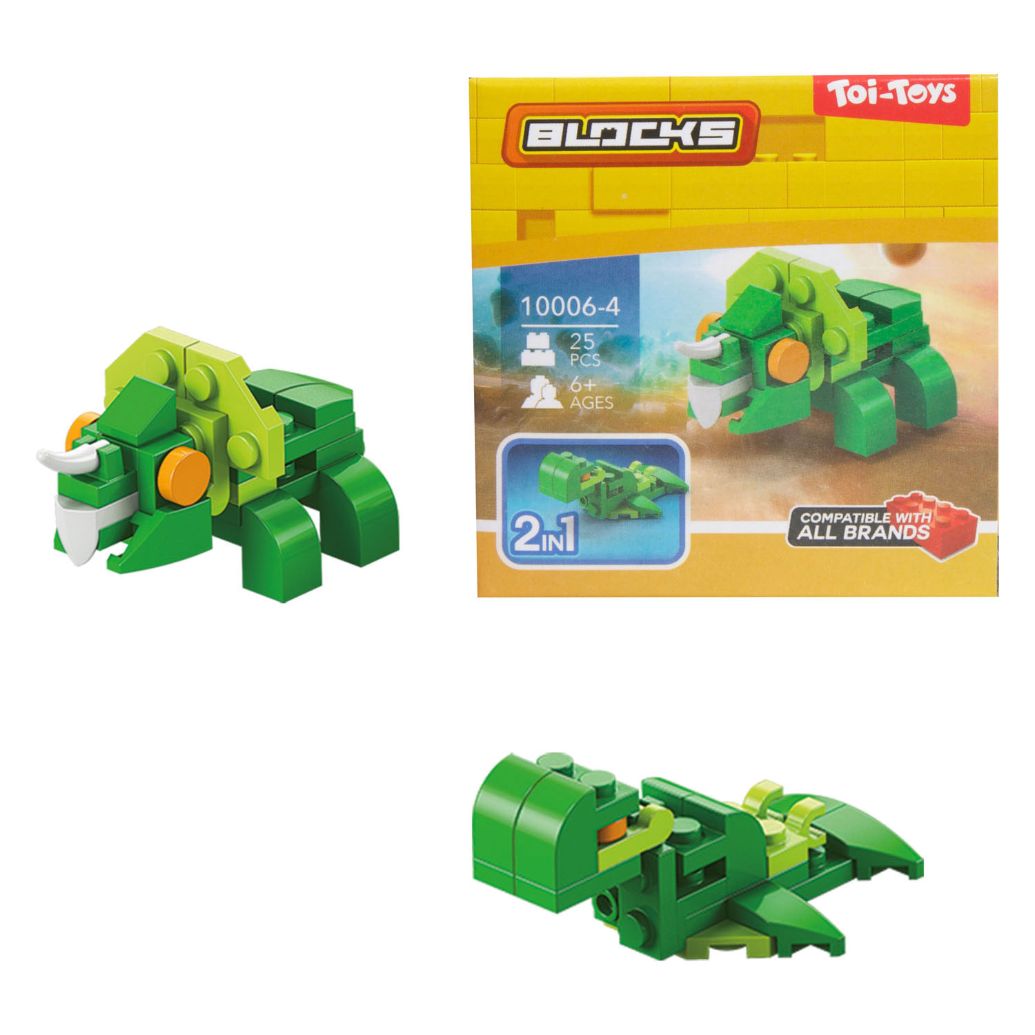 Blocks Bouwstenen Dino Robot