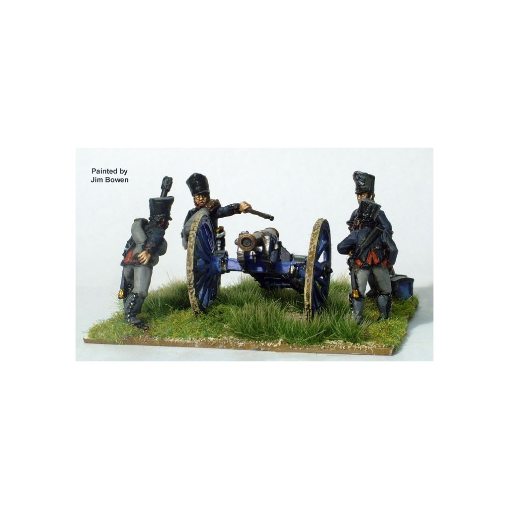 Foot Artillery firing 6pdr