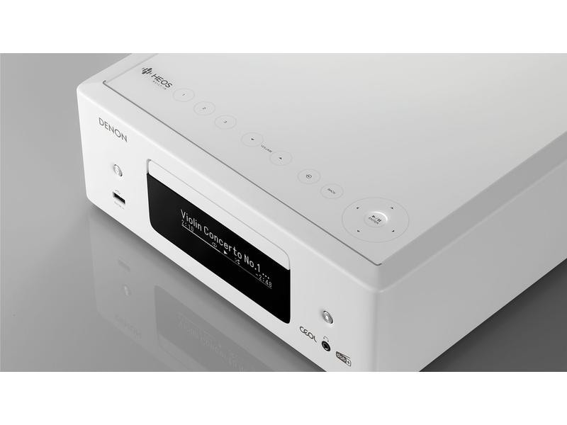 Denon Netzwerk-Musik-System CEOL N12DAB Weiss Design-Komplettsystem mit CD-Player, DAB-/UKW-Radio, HDMI ARC und Streaming