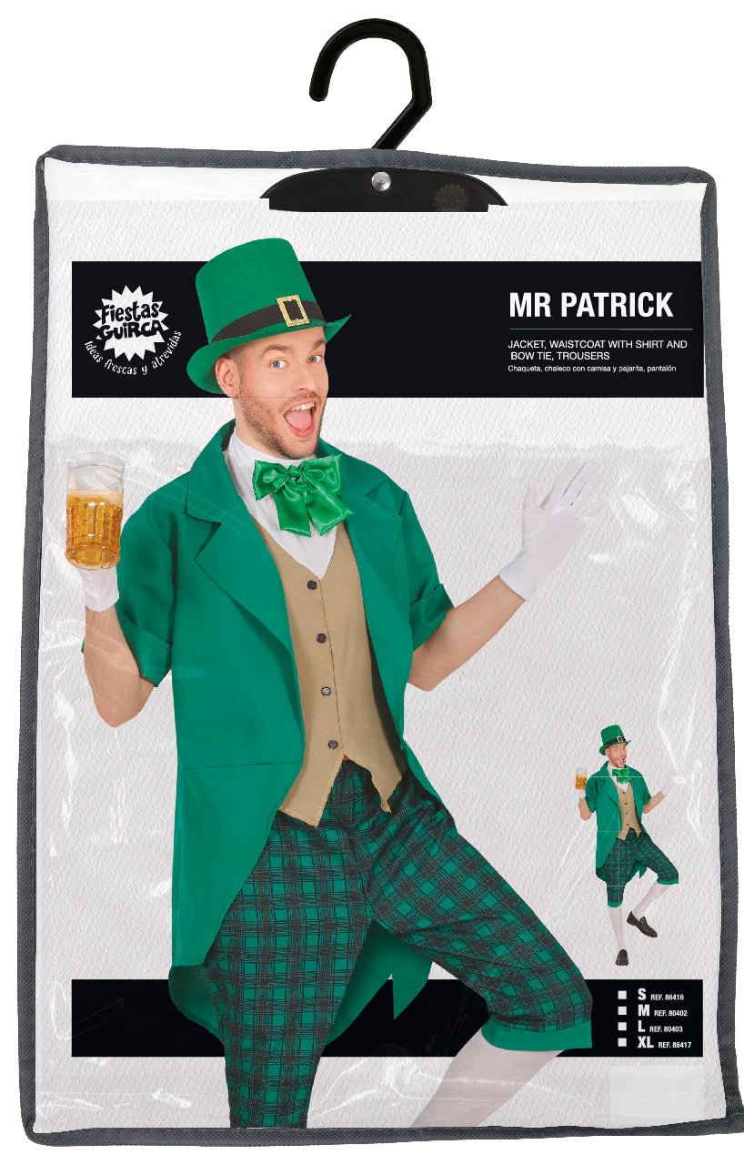 St. Patrick'S Day Kostuum Groen Heren