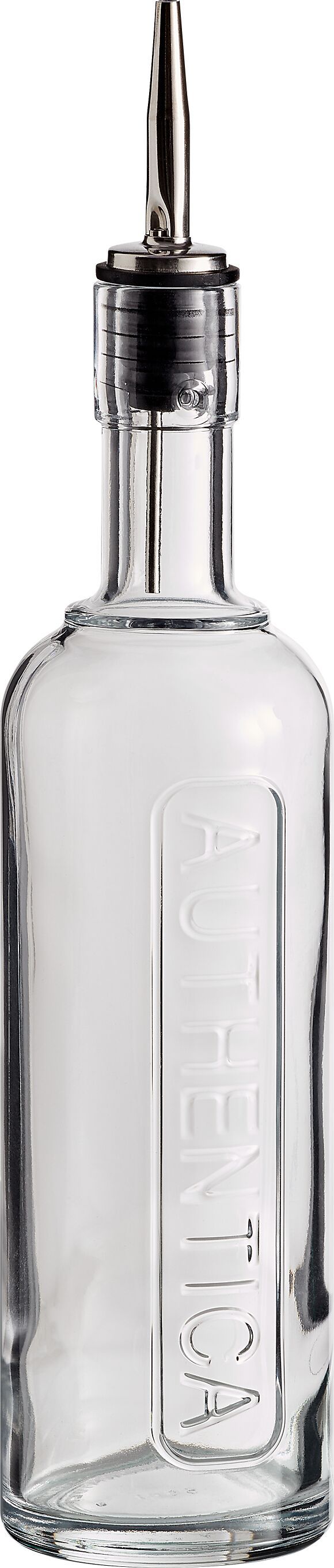 AUTHENTICA Flasche mit Ausgiesser - Transparent / H: 25.5 cm