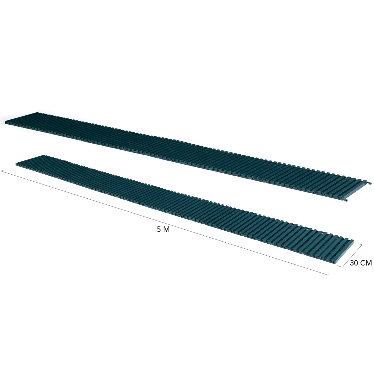 Chemin de potager 5M déroulable en plastique vert pour jardin