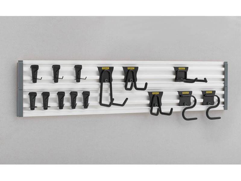 Stanley Trackwalls Wandsystem Set Wandsystem mit Schienen und Haken