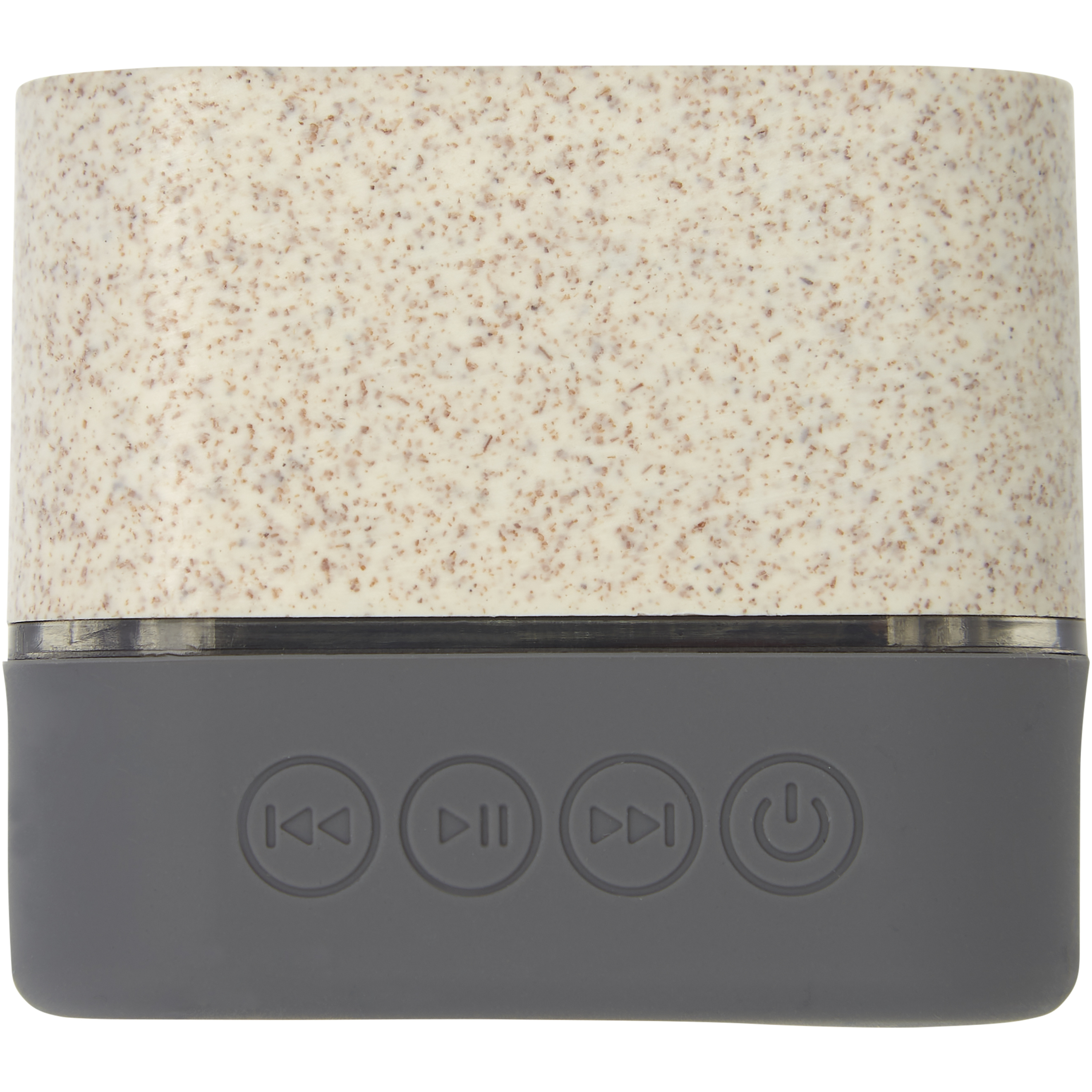EgotierPro 124139 - Haut-parleur Bluetooth® Aira en paille de blé