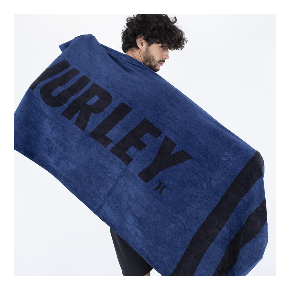 Hurley FASTLANE 2 STRIPE - Serviette poseidon blue