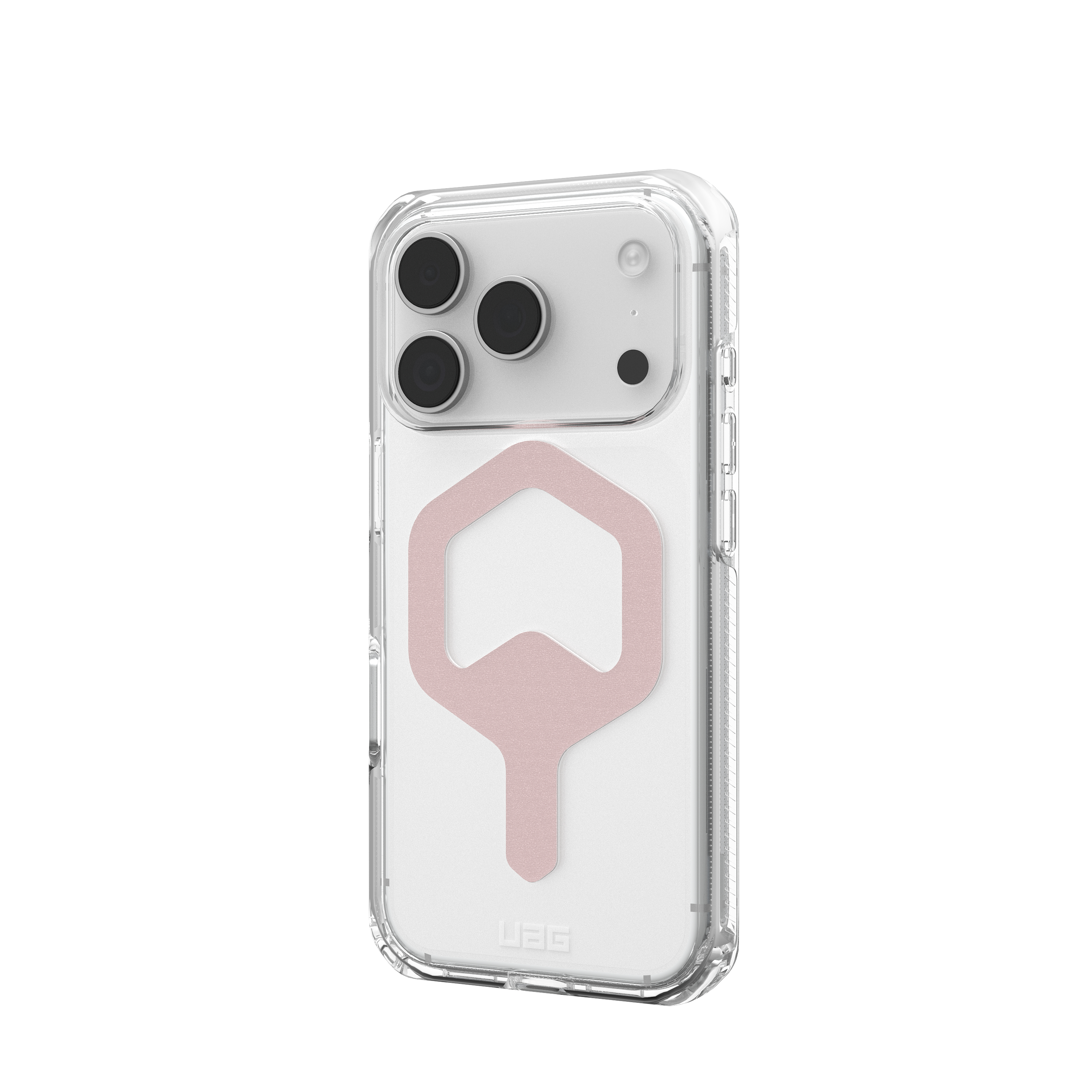 iPhone 17 Pro MagSafe Hybrid Schutzhülle Plyo (114529114348) - Ice (Roségold / Transparent)