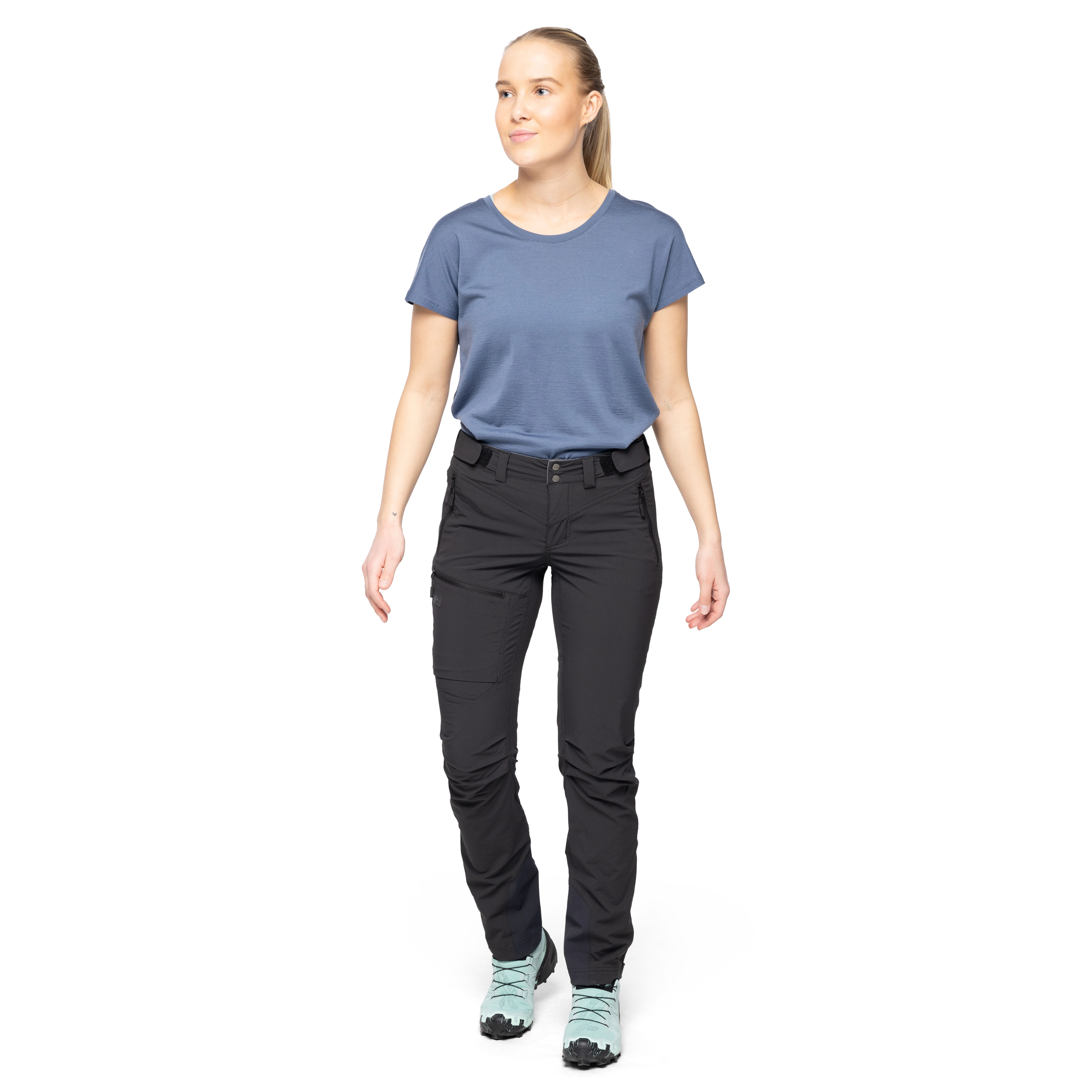 Breheimen Softshell W Pants Black / Solid Charcoal