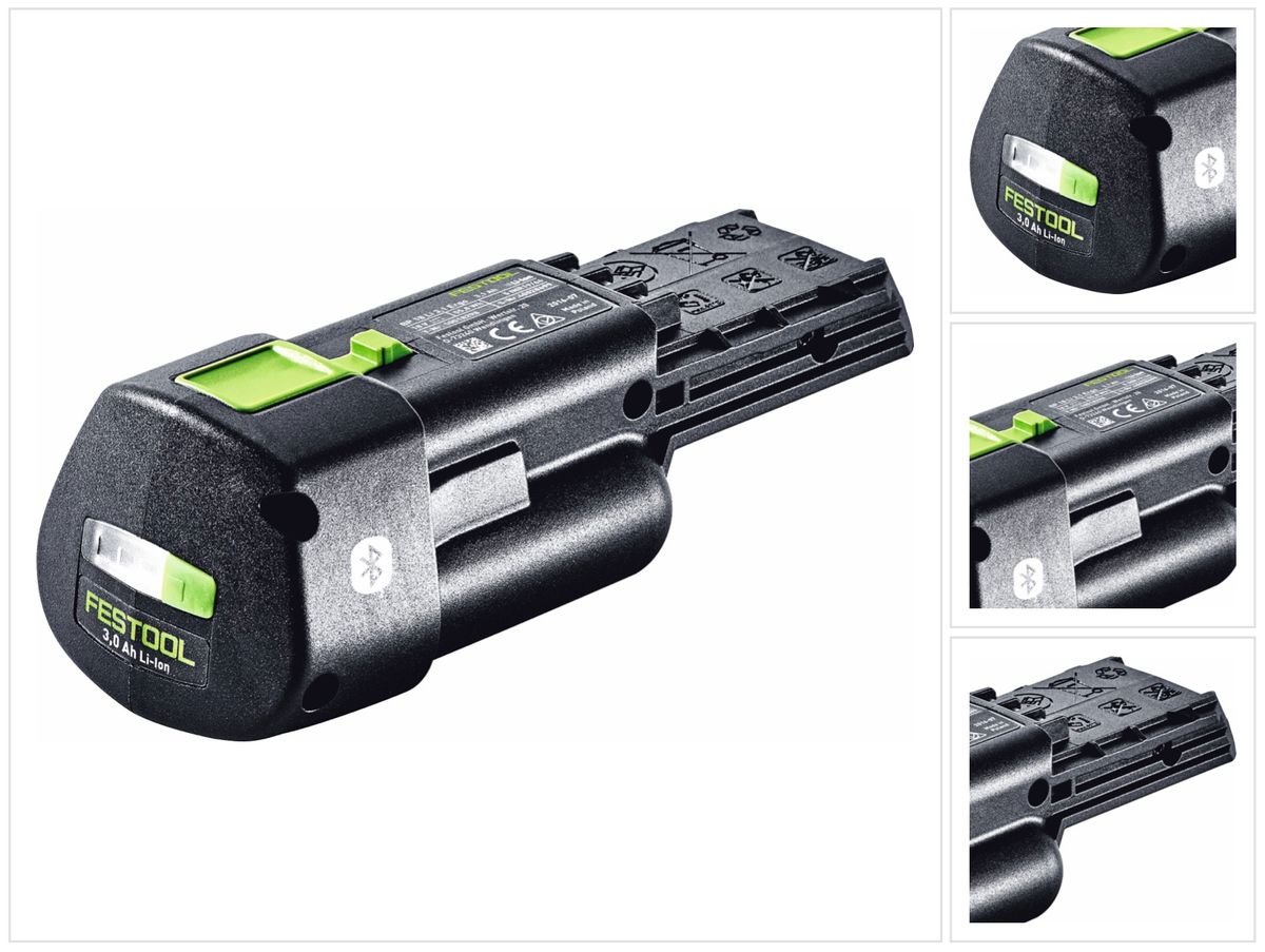 Festool BP 18 Li 3.0 Ergo I accu 18 V 3.0 Ah / 3000 mAh Li-Ion (577704) met laadniveau-indicator
