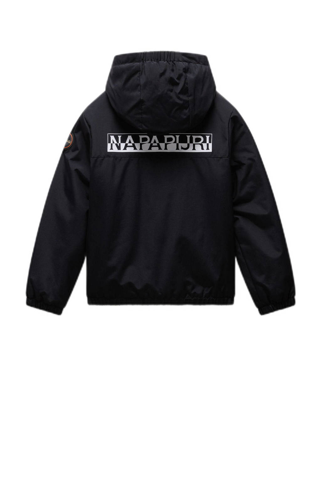Napapijri tussenjas met logo zwart