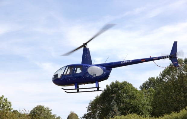 Romantik-Hubschrauber-Rundflug in Koblenz als Geschenkidee