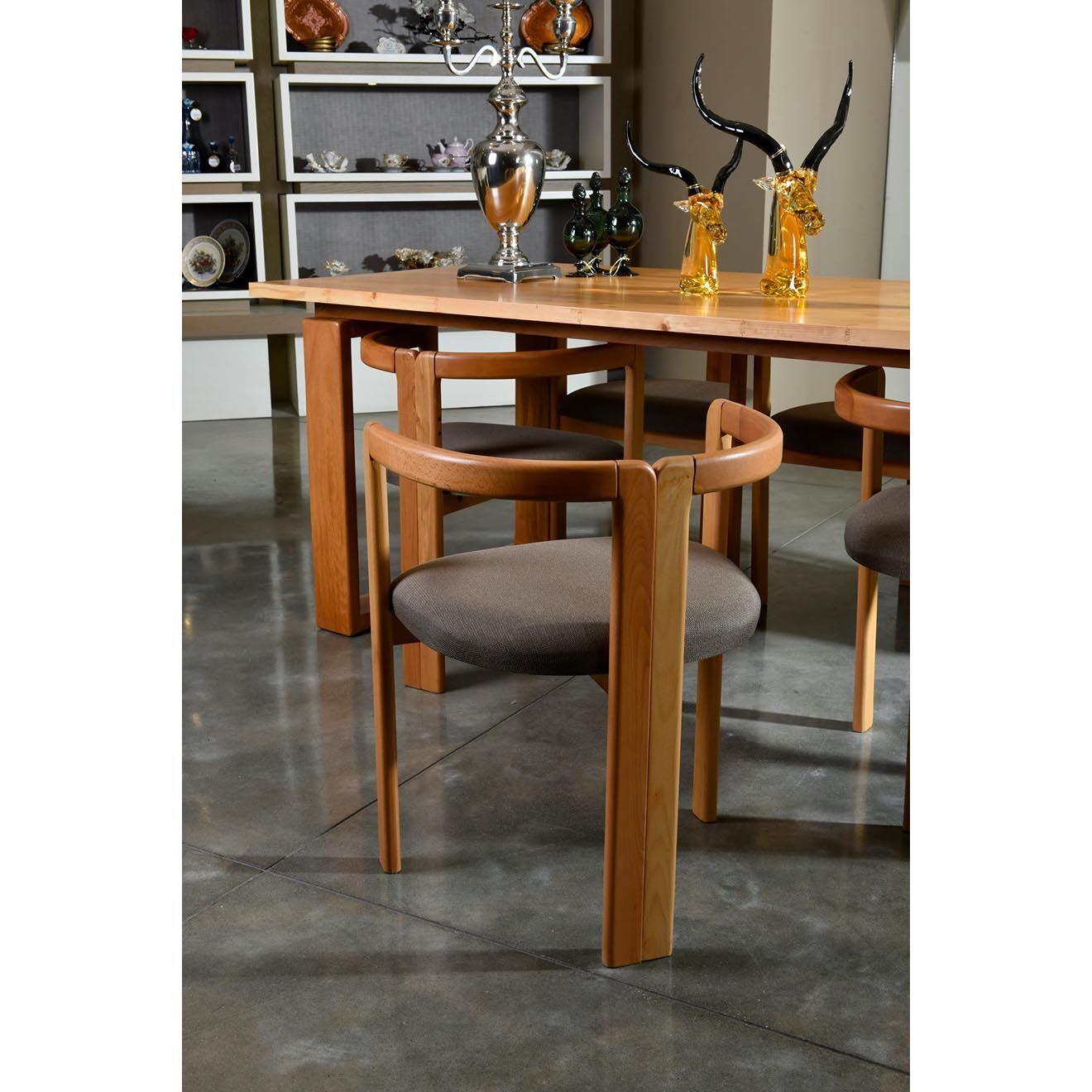 Wooden Art Chaise cery beige/marron - 47x71x57 cm