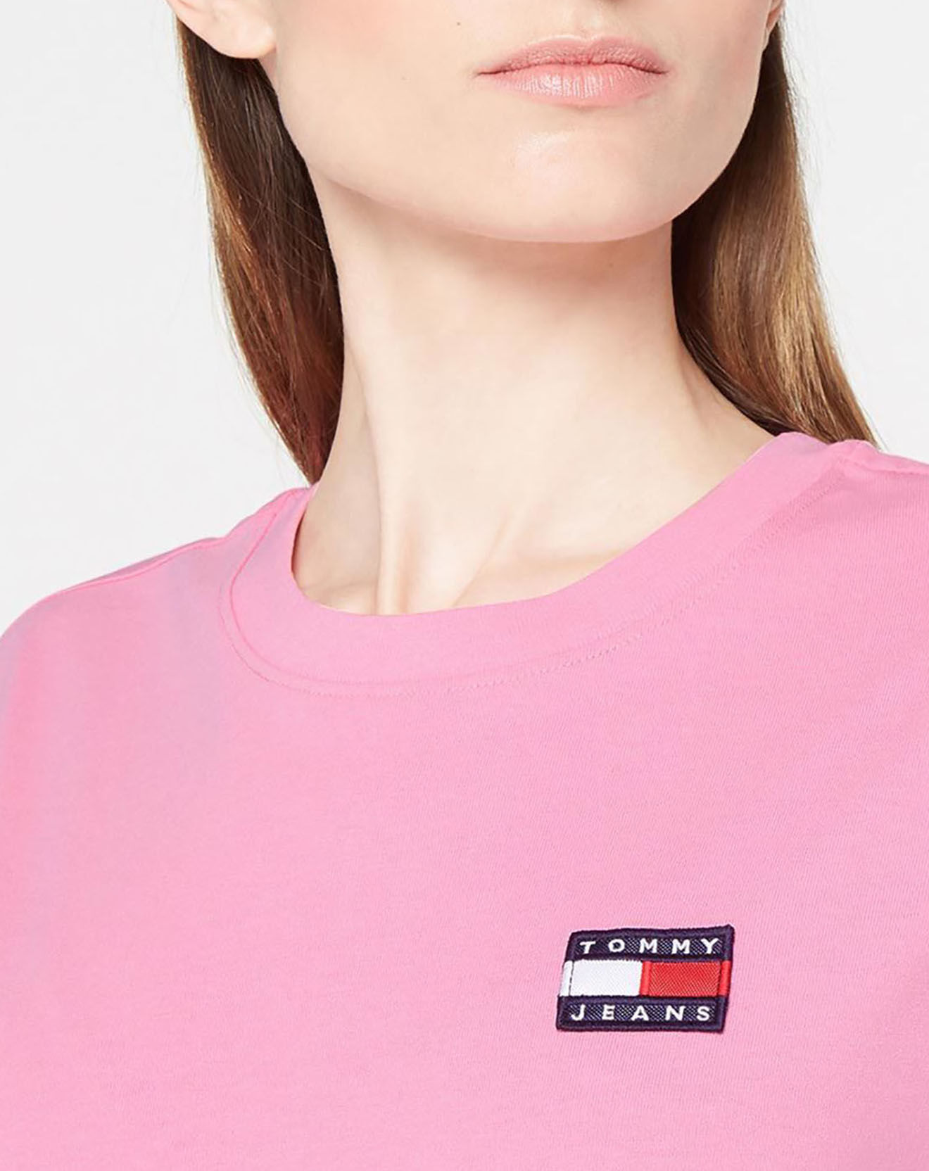 Tommy Jeans T-Shirt badge rose