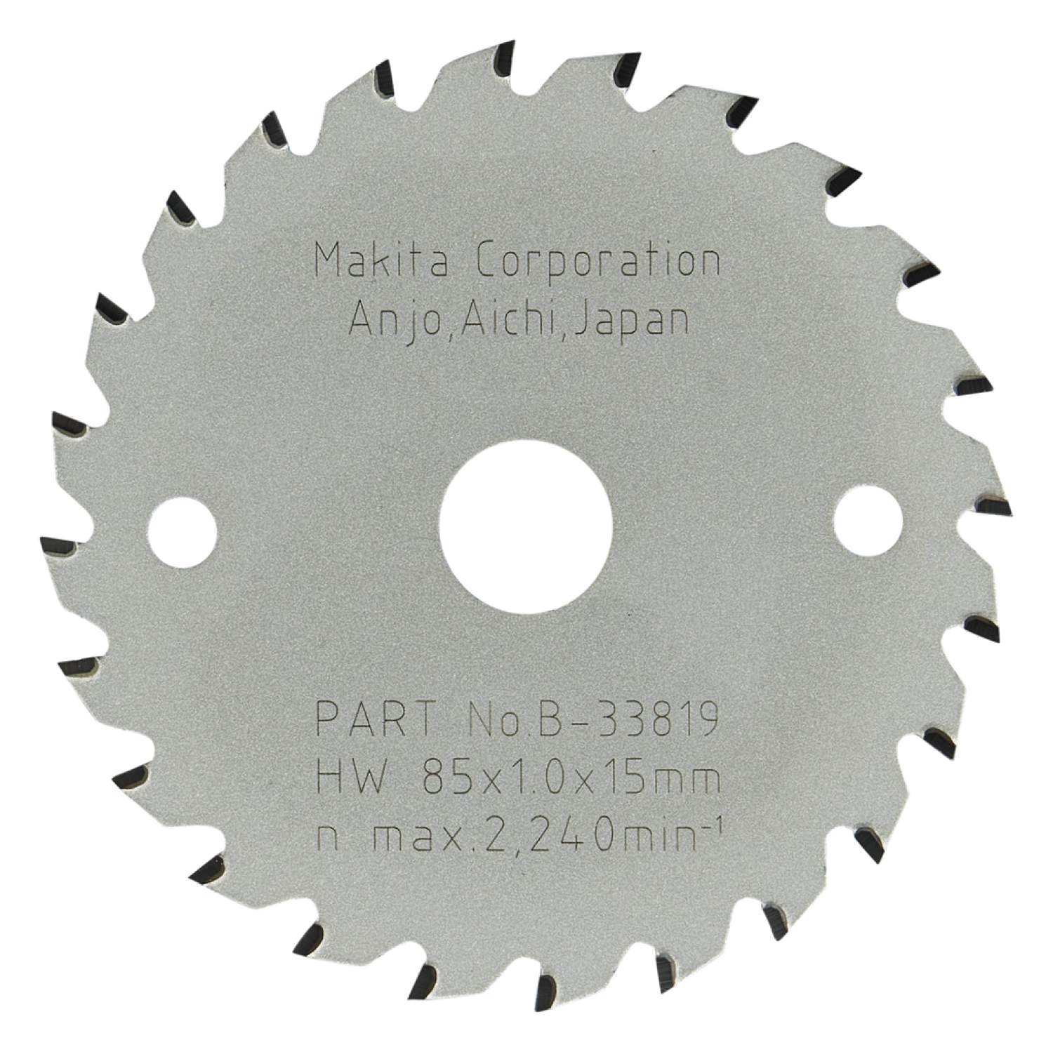 Makita B-33819 Cirkelzaagblad Laminaat - 85 x 15 x 24T - Laminaat