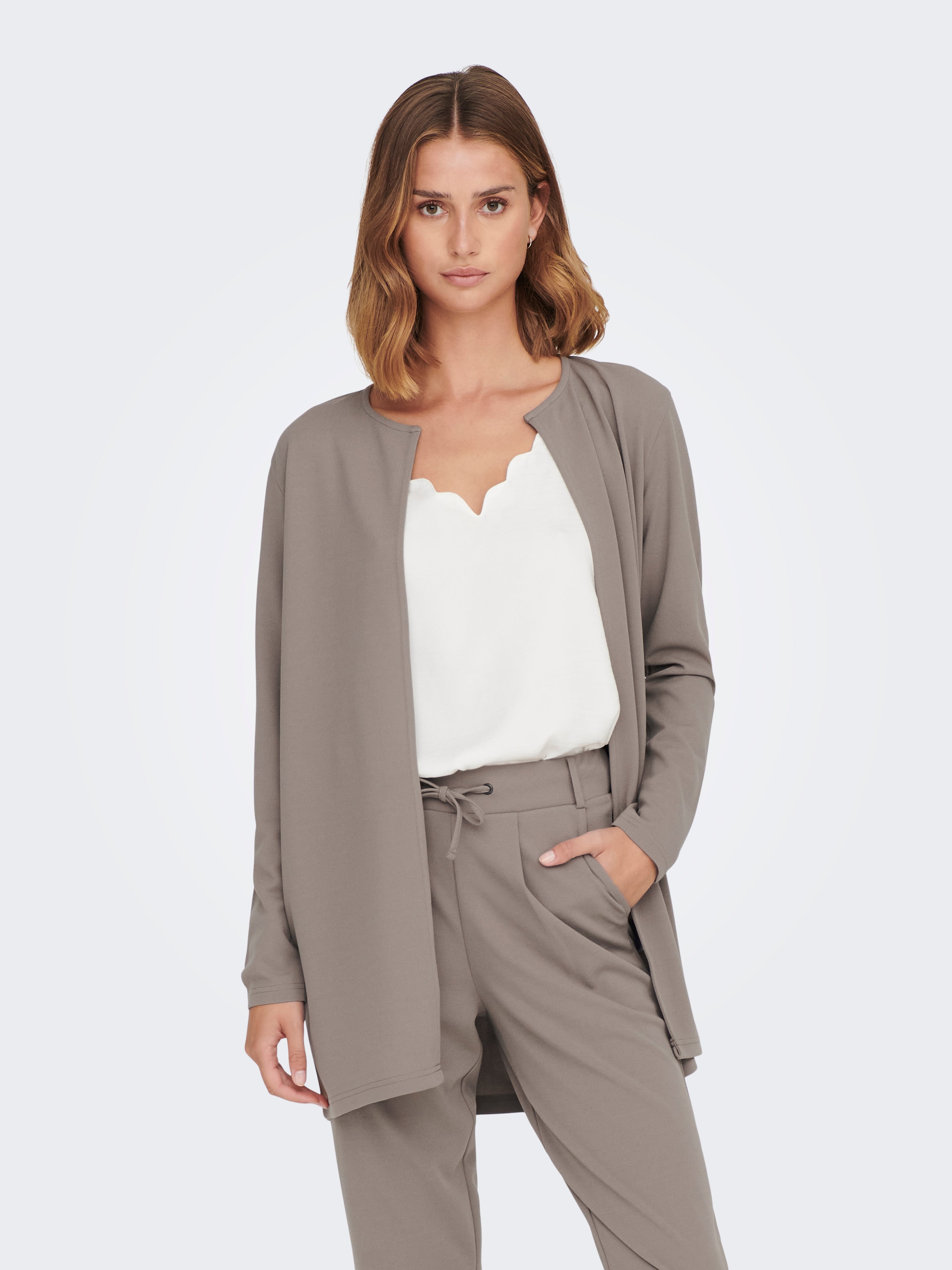 JDYANNA Strickjacke Driftwood