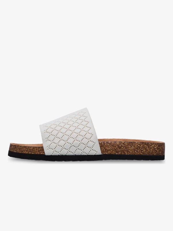 Mannae Slide Sandales Beige Femme