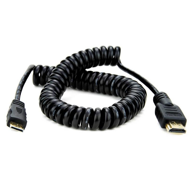 Atomos krulsnoer mini HDMI naar HDMI recht 50-65 cm