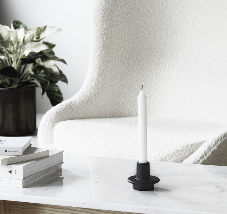 Normann Copenhagen Heima lysestage Black