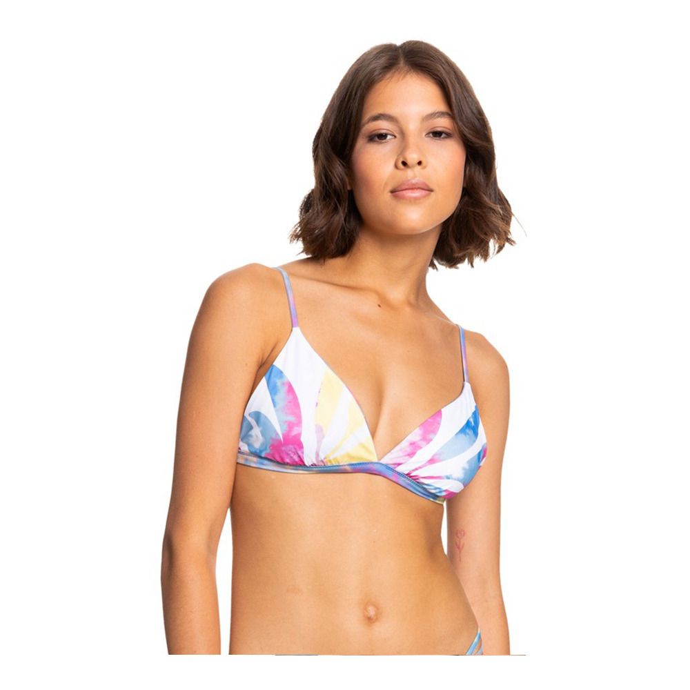 Roxy POP SURF - Haut maillot de bain Femme pale marigold tie dye vibes