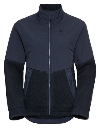Polaire Thermique zippée Odlo Halden Cosy Bleu Femme