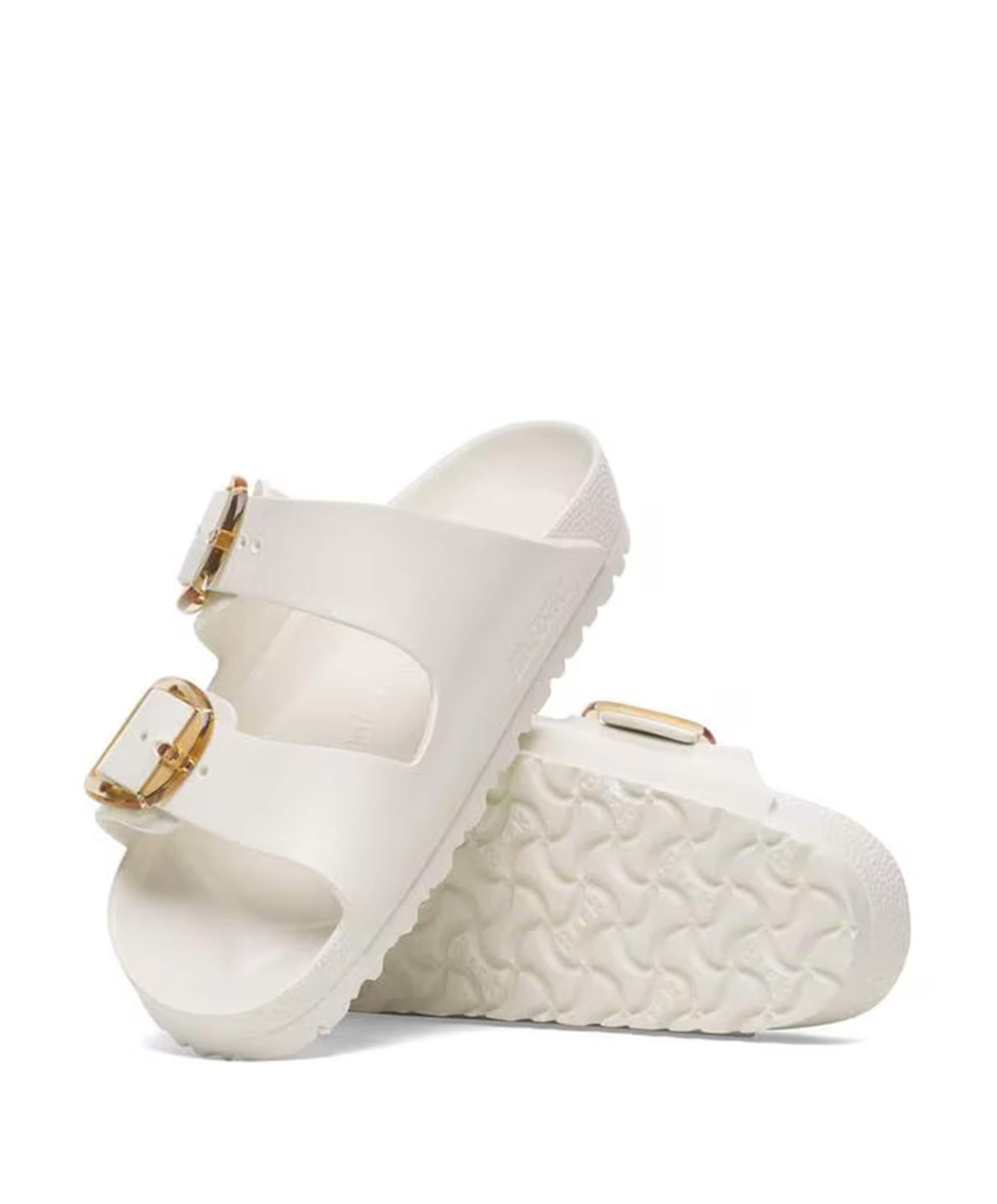 Birkenstock Arizona Big Buckle EVA Women dames badslipper ecru