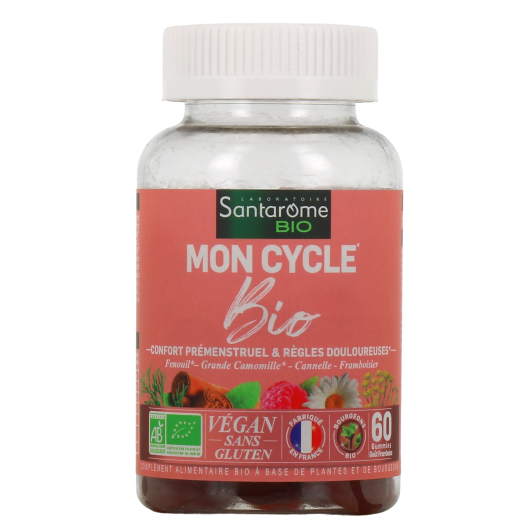 Santarome Gummies Mon Cycle Bio - Plantes pour règles douloureuses