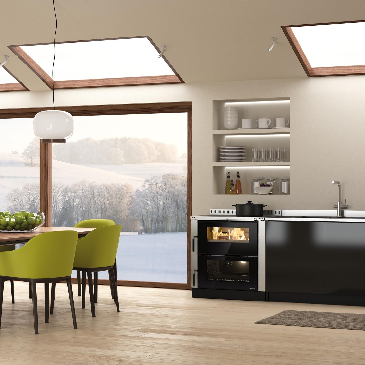 La Nordica 7016240 Verona XXL Küchenofen Edelstahl/A+