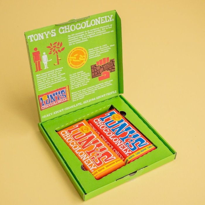 Tony's Chocolonely | Giftbox Get well zoen | 2 repen | 360g