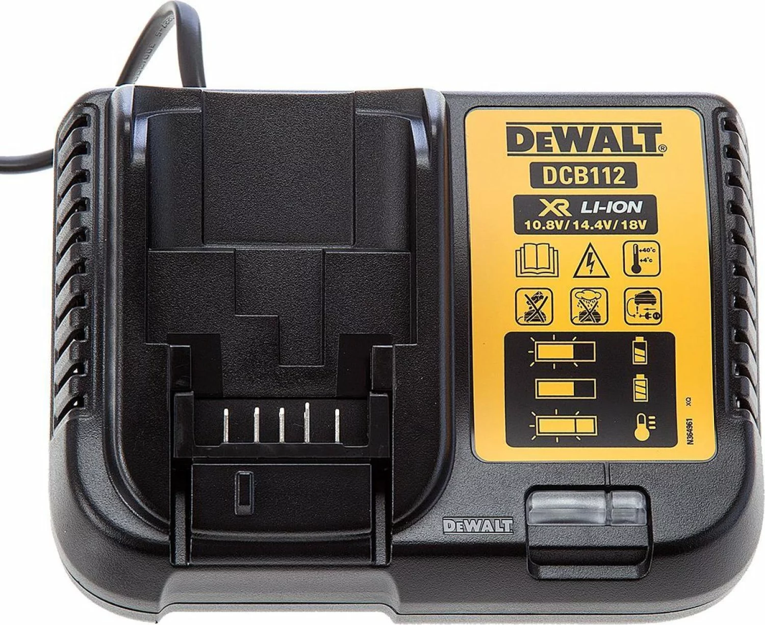 DeWALT DCB112 10.8V / 14,4V / 18V Li-Ion accu oplader