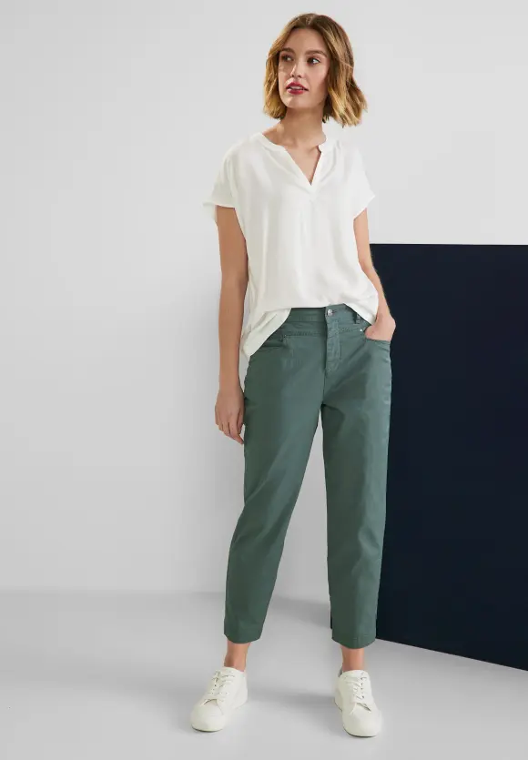 Papertouch Casual Fit Hose - soft olive